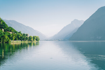 lake in the mountains
