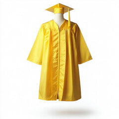 Cap And Gown Isolated