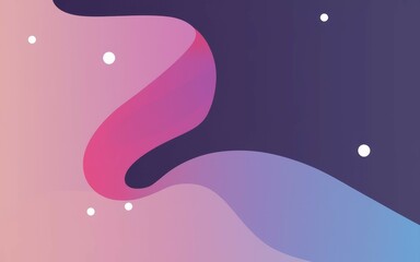Abstract flowing design. Serene pastel gradient shapes evoke feelings of tranquility and calm.  Perfect for backgrounds or presentations.