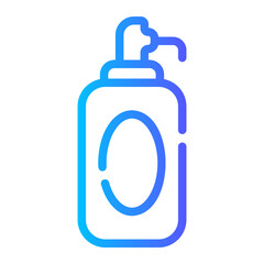 shampoo Line Gradient Icon