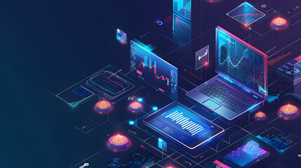 API-Driven Transaction Automation A developer working