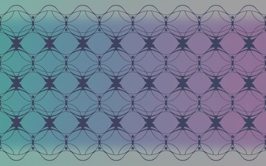 Fototapeta premium Geometric pattern design. Elegant seamless texture with subtle gradient evokes tranquility and sophistication. Ideal for backgrounds or textile prints.