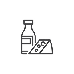 Dairy Products line icon