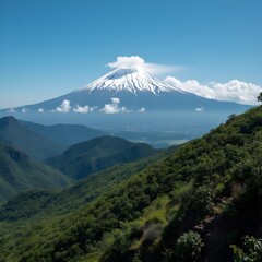 Mountain in autumn