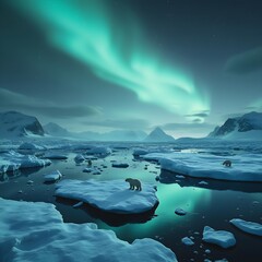 Iceberg in polar regions