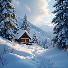 House in the mountains