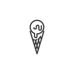 Ice Cream line icon