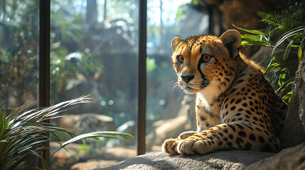 An endangered species breeding program dedicated to the conservation of rare animals, ensuring their survival and protection for future generations