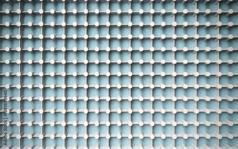 Aufkleber geometric grid pattern. abstract blue grid background. clean, organized structure evokes feelings of