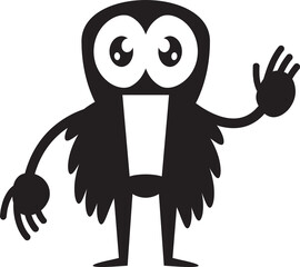 Cartoon Alien Monster Character