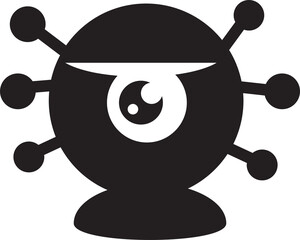 Cartoon Alien Monster Character