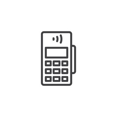 Payment Terminal line icon