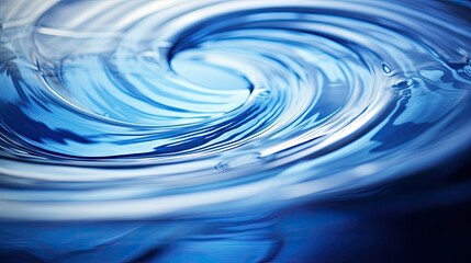Close-up of smooth water ripples forming abstract wave patterns