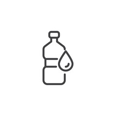 Water Bottle line icon