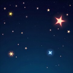 Fototapeta premium Stars in the night sky
