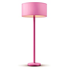 Stylish Pink Floor Lamp with Modern Design Perfect for Home Decor, Brightening Living Spaces, and Adding a Touch of Elegance to Any Room or Office