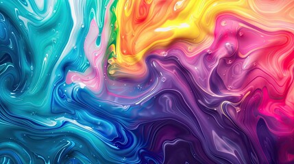 Fototapeta premium Abstract vibrant spectrum, liquid backgrounds