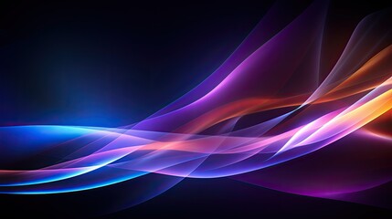 Fototapeta premium Abstract glowing background with vibrant streaks of light and color