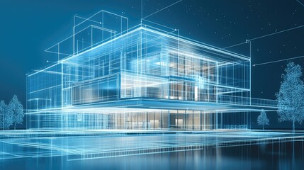 Innovative building design with virtual overlays