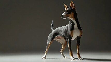 The Elegant Black and Tan Dog