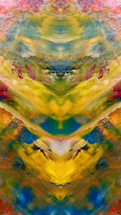 Abstract art background . Hand painting artwork on canvas . 