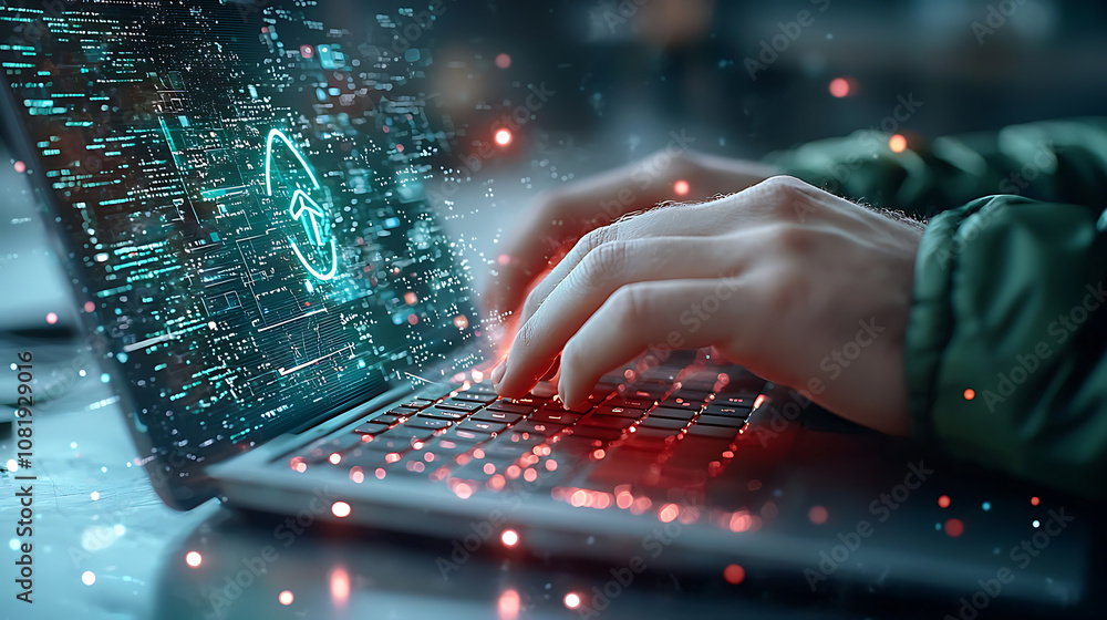 Poster analyzing supply chain security risks digital workspace data analysis cybersecurity environment clos