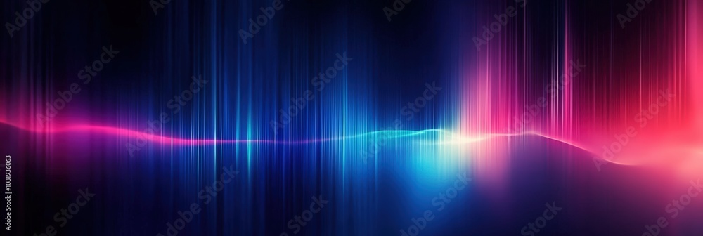 Poster vibrant abstract background with colorful light waves and gradients creating a sensational visual ex