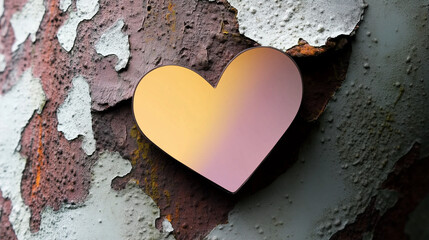 heart on wooden background