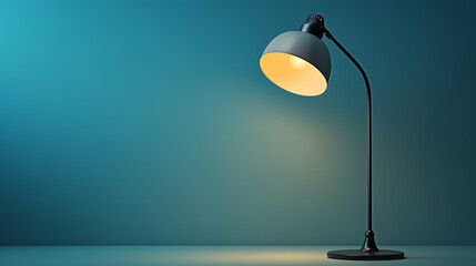 lamp on the table