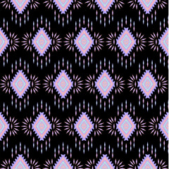 seamless pattern , Geometric Ethnic pattern, Native American tribal fabric,tile, carpet ,vector,illustration design 