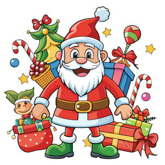 Merry christmas decorative background