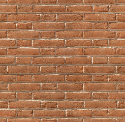 EXPOSED ITALIAN BRICK WALL SEAMLESS PATTERN - Useful for renderings applications