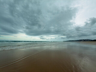 Reflection at low tide, Coolum, Sunshine Coast, Queensland, Australia