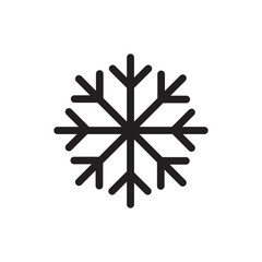 snowflakes flat icon vector