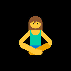Yoga Pose Icon