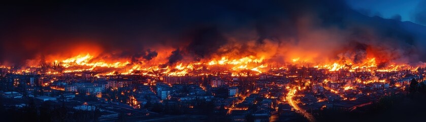 Controlled Wildfire Crisis: Managing Flames Amidst Urban Landscapes for Safety and Sustainability