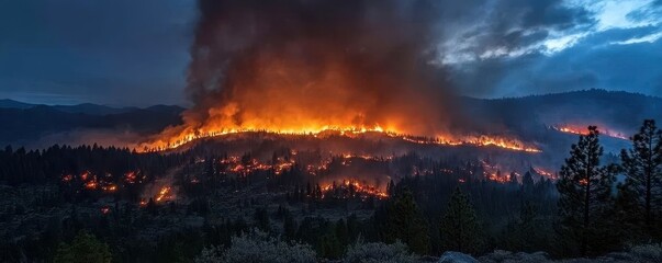 Darkened Forest: A Symbol of Crisis Control and Resilience Amid Nature's Shadows