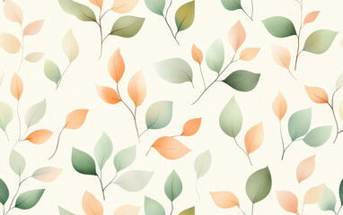 Retro style floral texture art background