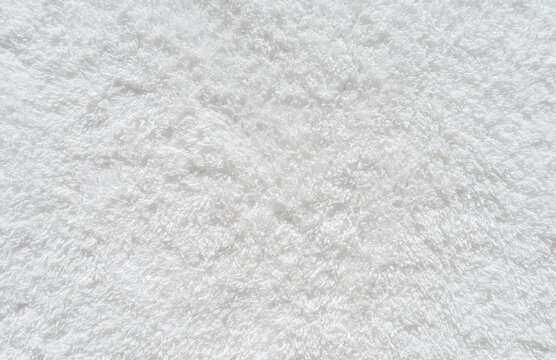 White carpet texture, fluffy white carpet close up top view background