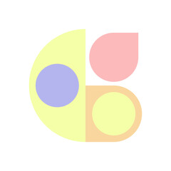 Pastel Bauhaus Geometric