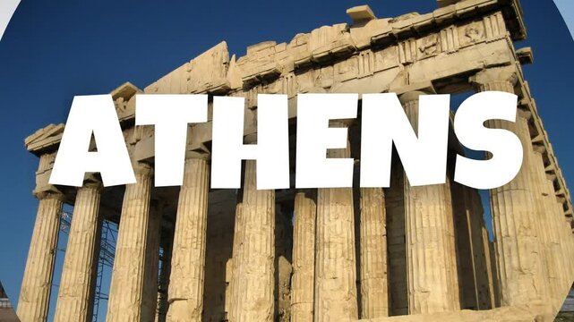 Europe tourism travel destinations motion graphics