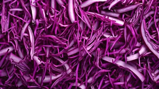Shred red cabbage finely for salads, coleslaws, stir-fries, or pickling. Its vibrant color and crunchy texture add a unique touch to various dishes and cuisines. 