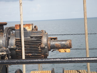 Alte Maschine Schiff