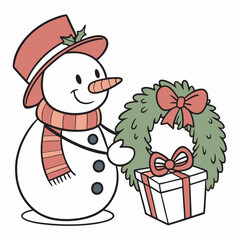 santa claus and gifts