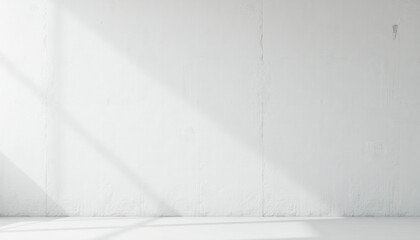 Empty White Room Interior Design, Minimalist Modern Architecture, Perfect for Photography and Product Display