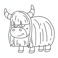 Yak cartoon 