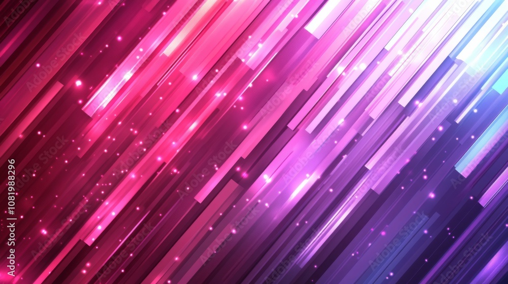 Poster Vibrant Abstract Background with Colorful Stripes and Shimmering Light Effects Creating a Dynamic and Energetic Atmosphere for Modern Designs