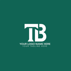 TB letter mark logo TB initails Logo type TB monogram