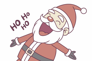 santa claus with a bag of gifts