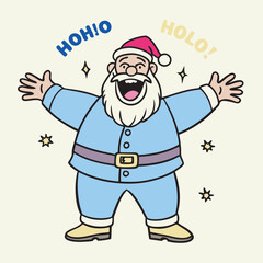 cartoon santa claus
